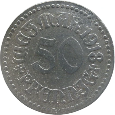 50 Pfennigs - Weimar front