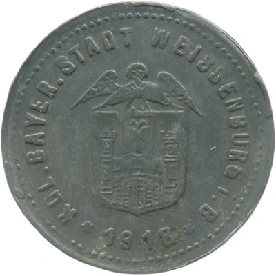 50 Pfennigs - Weissenburg, Bayern front