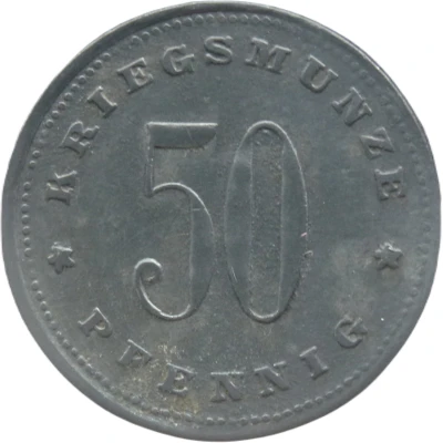 50 Pfennigs - Weissenburg, Bayern back