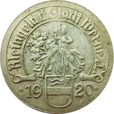 50 Pfennigs - Werne a. d. Lippe front