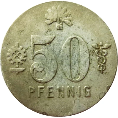 50 Pfennigs - Werne a. d. Lippe back