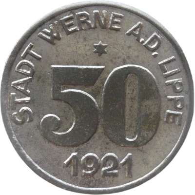 50 Pfennigs - Werne a. d. Lippe front