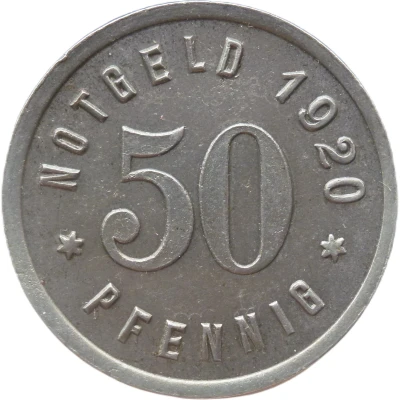 50 Pfennigs - Westerholt back