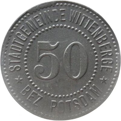 50 Pfennigs - Wittenberge front