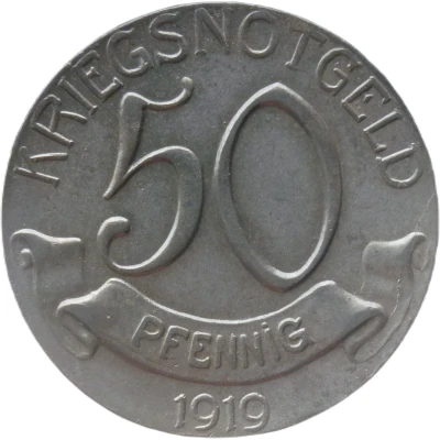 50 Pfennigs - Wolfach back