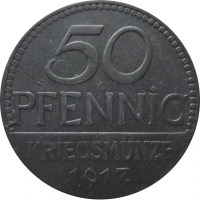 50 Pfennigs - Überlingen back