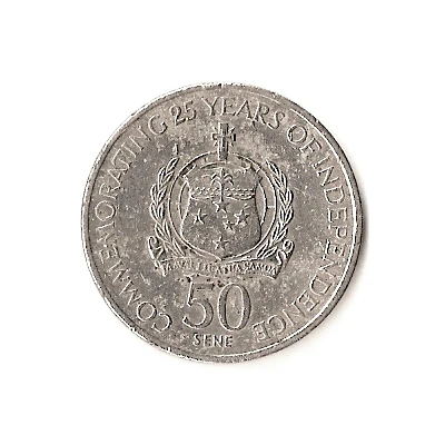 50 Sene - Tanumafili II Independence back