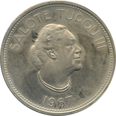 50 Seniti - Salote Tupou III front