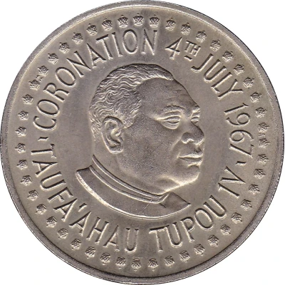 50 Seniti - Taufa'ahau Tupou IV Coronation front