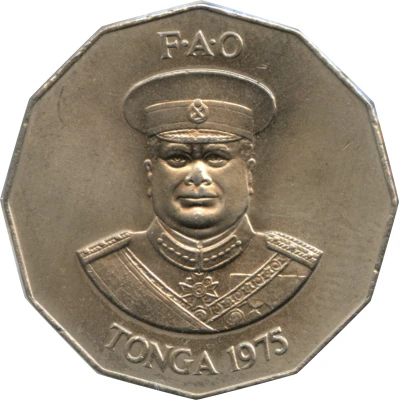 50 Seniti - Taufa'ahau Tupou IV FAO front