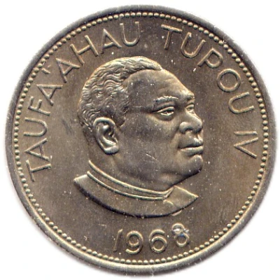 50 Seniti - Taufa'ahau Tupou IV front