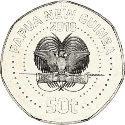 50 Toea - Elizabeth II APEC meeting front