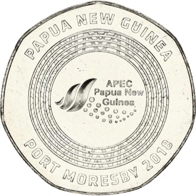 50 Toea - Elizabeth II APEC meeting back