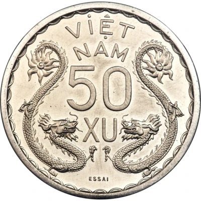 50 Xu - Bảo Đại Piefort Essai back