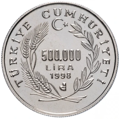 500 000 Lira Lira to Euro Transition front