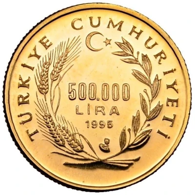 500 000 Lira Piri Reis front