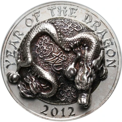 500 Amafaranga Year of the Dragon; fortune; 3D back