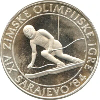 500 Dinara Winter Olympics 1984 - Slalom Skiing back