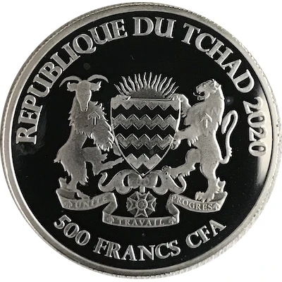 500 Francs CFA Horse front