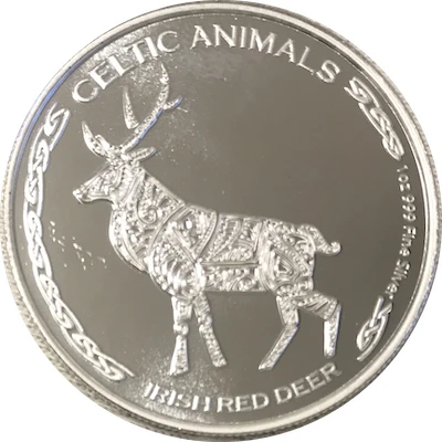 500 Francs CFA Irish Red Deer back