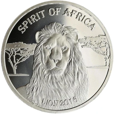 500 Francs CFA Lion back