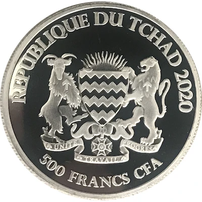 500 Francs CFA Ox front