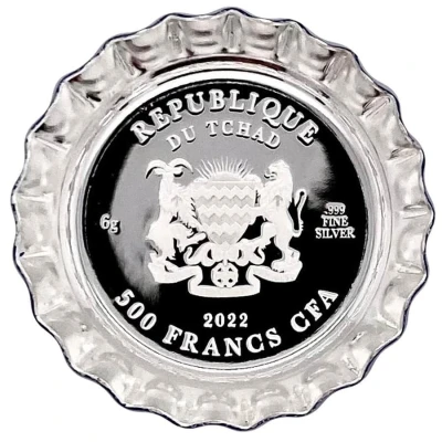 500 Francs CFA Pepsi Bottle Cap front