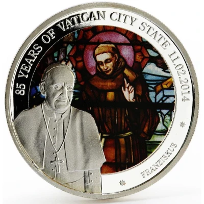 500 Francs CFA Pope Francis I ND back