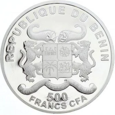 500 Francs CFA Pope Pius XII ND front