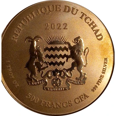 500 Francs CFA Scorpion front