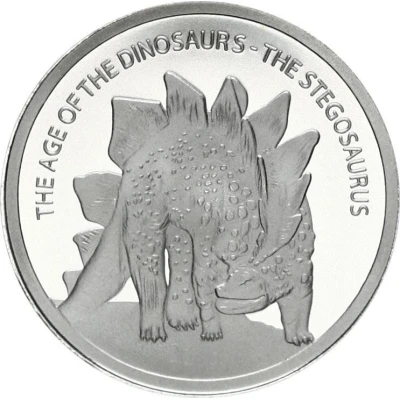 500 Francs CFA Stegosaurus back