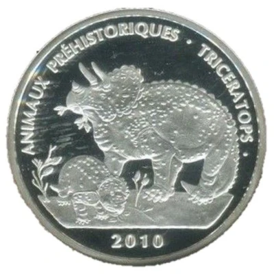 500 Francs CFA Triceratops back