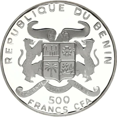 500 Francs CFA World Cup front