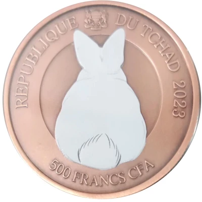 500 Francs CFA Year of the Rabbit front