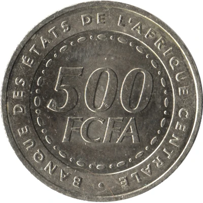 500 Francs CFA front