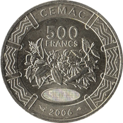 500 Francs CFA back