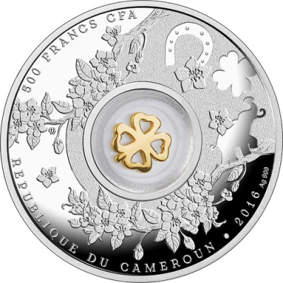 500 Francs Four-leaf clover front