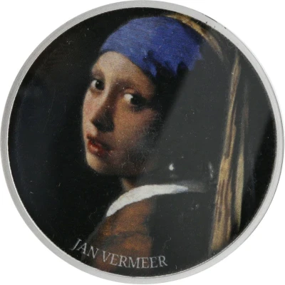 500 Francs Girl with a Pearl Earring back