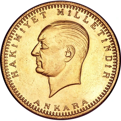 500 Kuruş Gold Bullion Coinage back