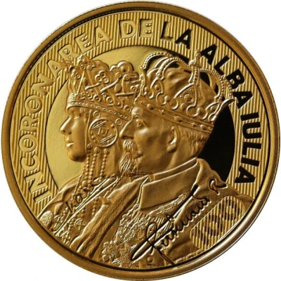 500 Lei Coronation of King Ferdinand I and Queen Maria back