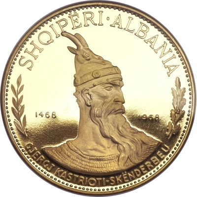 500 Lekë Prince Skanderbeg front