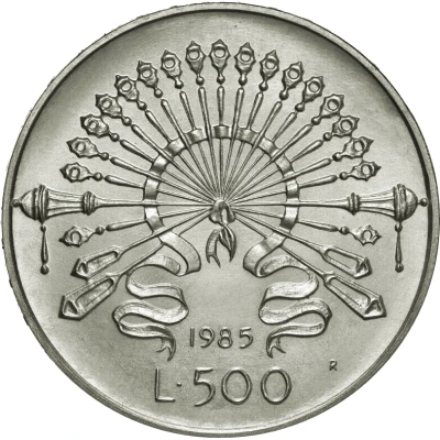500 Lire Alessandro Manzoni back