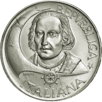 500 Lire Colombo - The landing front