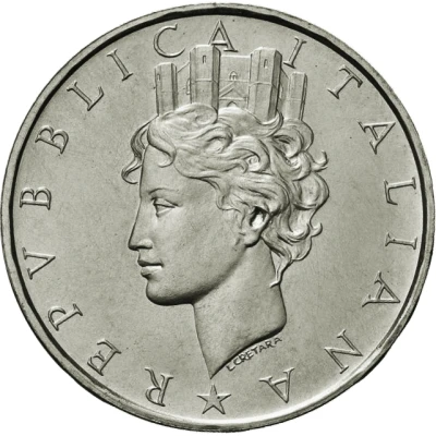 500 Lire Constitution front