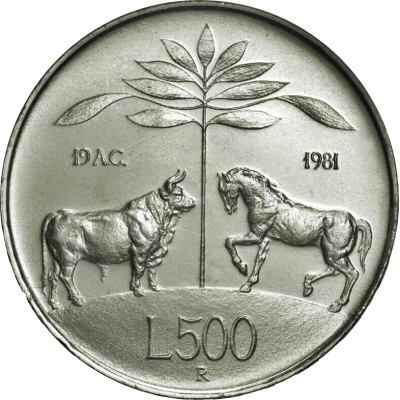 500 Lire Death of Virgil back