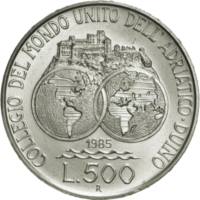 500 Lire Duino Academy back