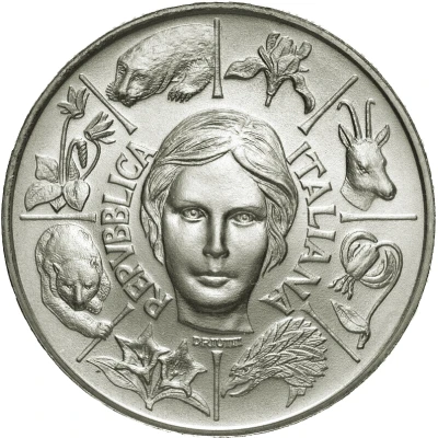 500 Lire Flora and Fauna front