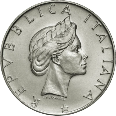 500 Lire International Year of Peace front