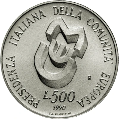 500 Lire Italian Presidency of the E.E.C. Council back