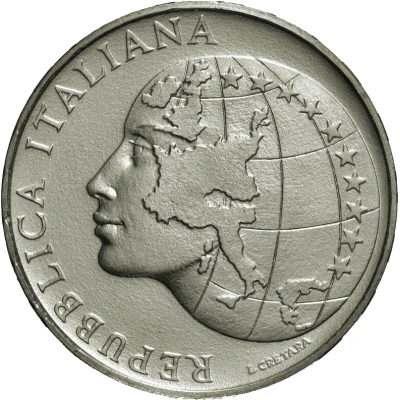 500 Lire Italian Presidency of the European Community front